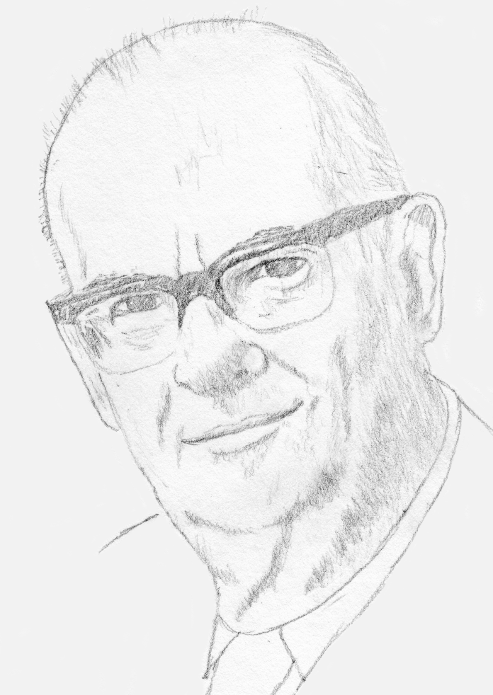 Sketch of Arthur C. Clarke