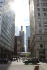 Photo of a Chicago street with skyscrapers in the background
