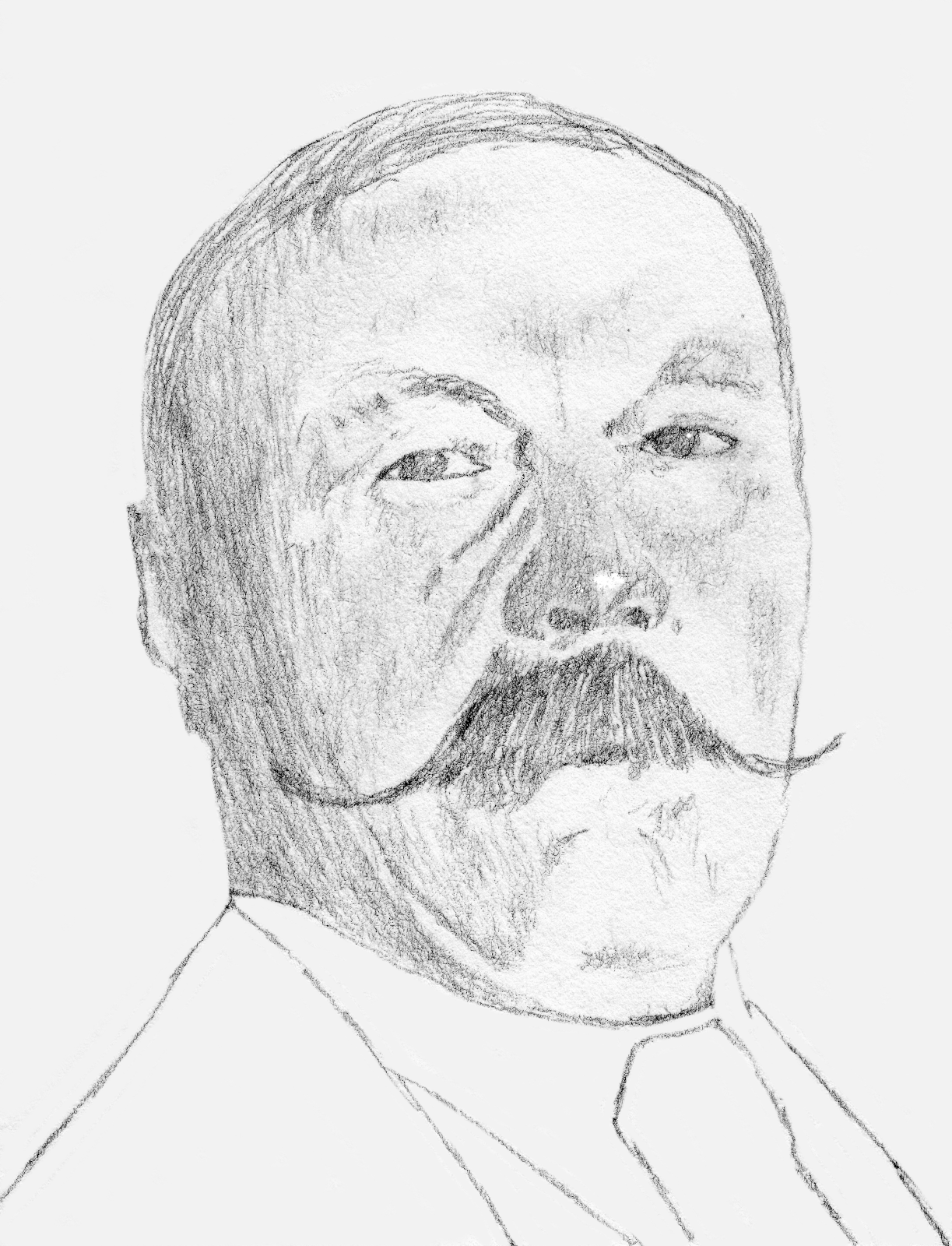Sketch of Arthur Conan Doyle