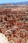 Photo of scores of red and orange hoodoos at Bryce Canyon National Park 