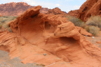 Photo of a red rock outcropping