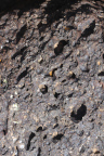 Close-up photo of basalt rock
